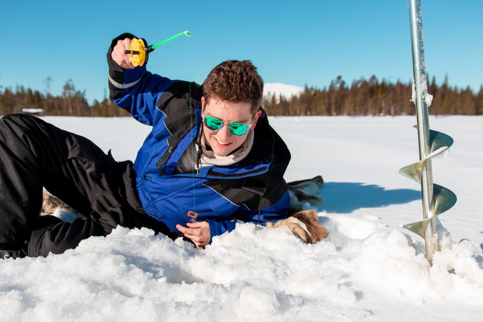 Ylläs: Snowmobile Adventure With Ice Fishing - Snowmobile Safari