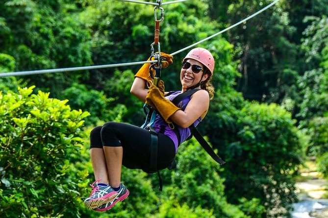 Zipline Adventure From La Romana - Parallel Cables for Side-by-Side Ziplining