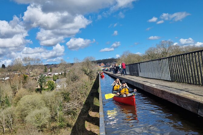 3-Hour Canoe Hire Over the Pontcysyllte Aqueduct - Key Points