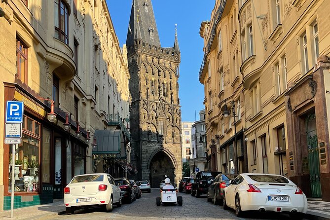 1-Hour Ride Across the Prague in Mini Hot Rod Car - Racing Through the Streets