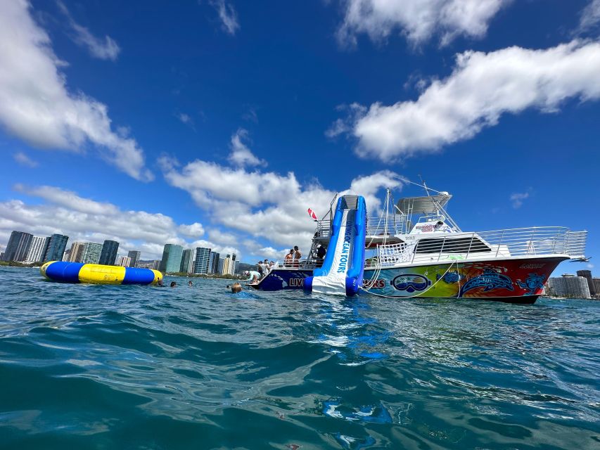 3 Hour Waikiki Waterslide and Ocean Playground Cruise - Activities and Highlights