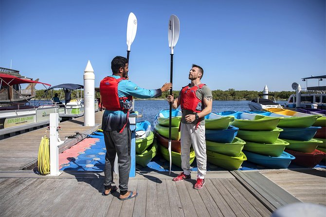 Abu Dhabi Eastern Mangrove Lagoon National Park Kayaking - Guided Tour - Meeting and Pickup