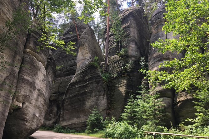 Adrspach Teplice Rocks Filming Site of The Chronicles of Narnia - Waterfall and Scenic Views