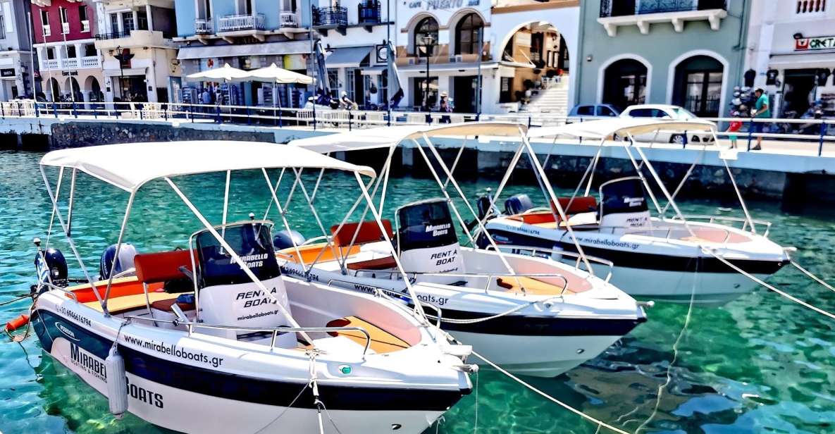 Agios Nikolaos: Motorboat or Speedboat Rental - Rental Options