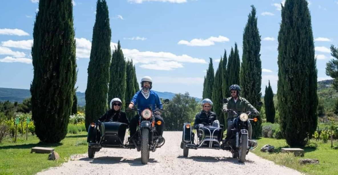 Aix-en-Provence: Wine or Beer Tour in Motorcycle Sidecar - Rognes Tour