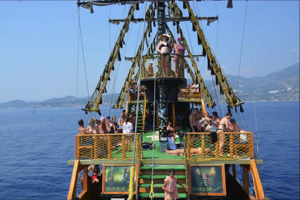 Alanya: Pirate Boat Tour W/ BBQ & Foam Party - Exploring Unique Caves