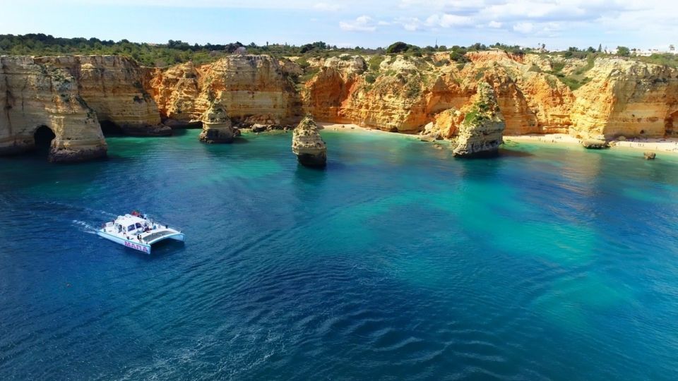 Albufeira: Catamaran Cruise With BBQ & Open Bar on the Beach - Itinerary Details