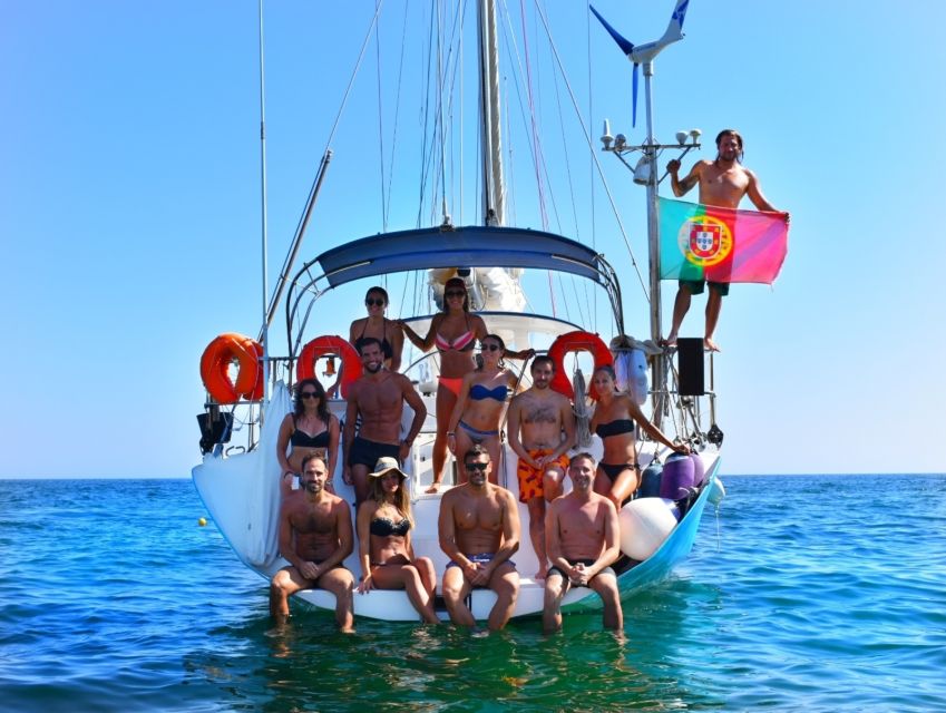 Albufeira: Sailing Boat Cruise BBQ & Open Bar on the Beach - Barbecue Lunch and Open Bar