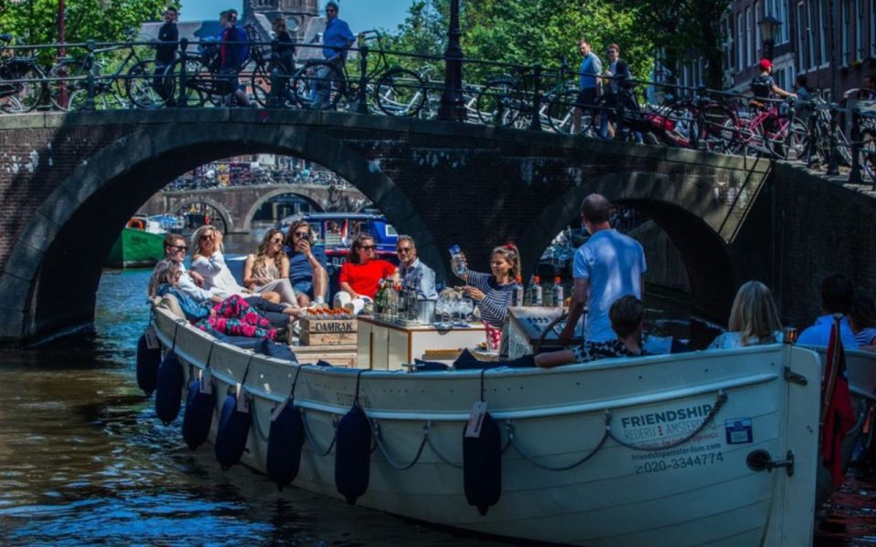 Amsterdam Open Boat Cruise and Amsterdam Nightlife Ticket - Canal Cruise Details