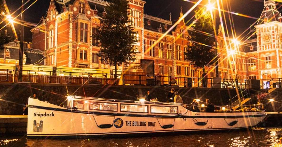 Amsterdam: The Bulldog Smoke-friendly Boat Cruise & 2 Drinks - Route and Sights