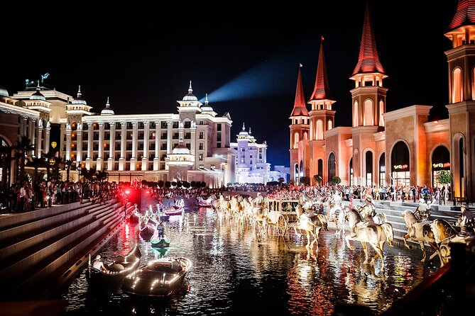 Antalya Land of Legends Night Show With Boat Parade - Meeting Point and Pickup