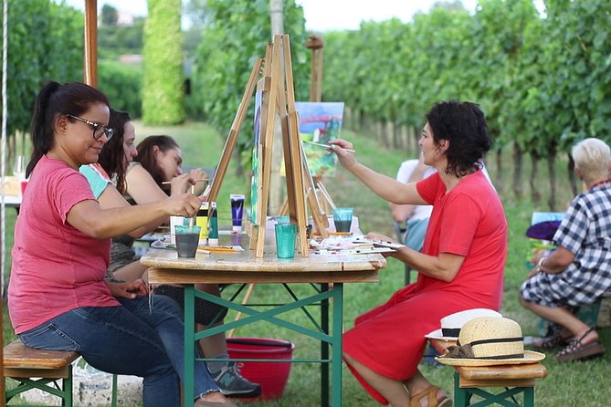 Art Experience With Food and Wine Tasting in Lazise - Beverage Options