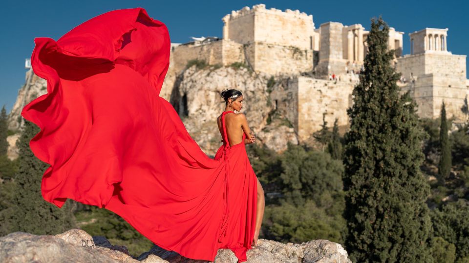 Athens: Flying Dress © Photoshoot Marilyn Package - Dress Selection and Customization