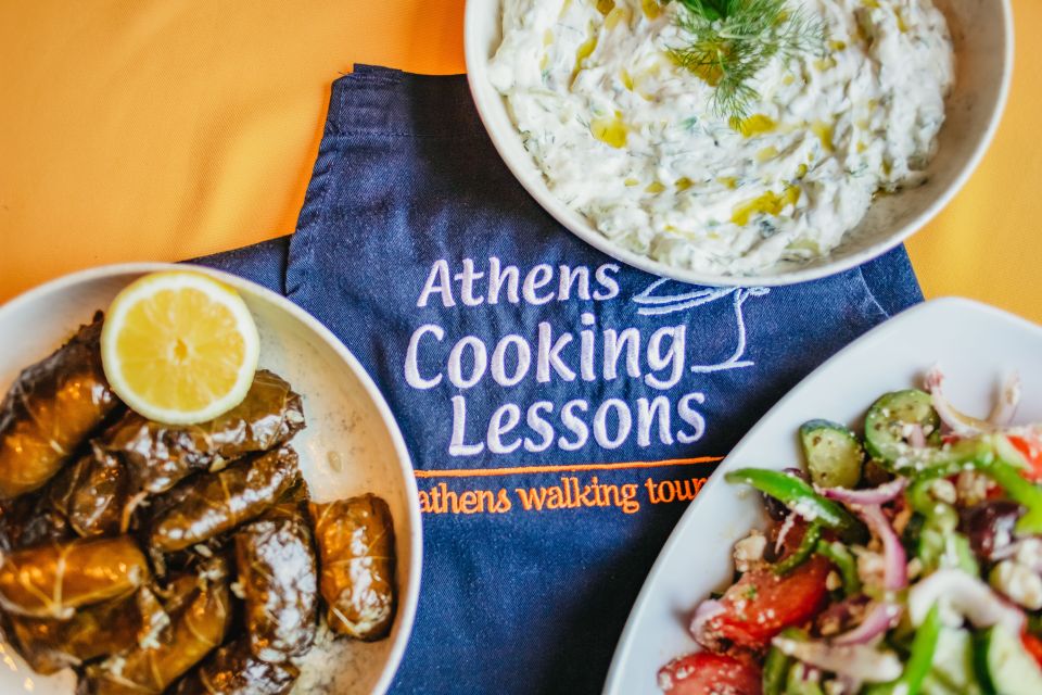 Athens: Greek Cuisine Cooking Class and 3-Course Dinner - Cuisine Focus