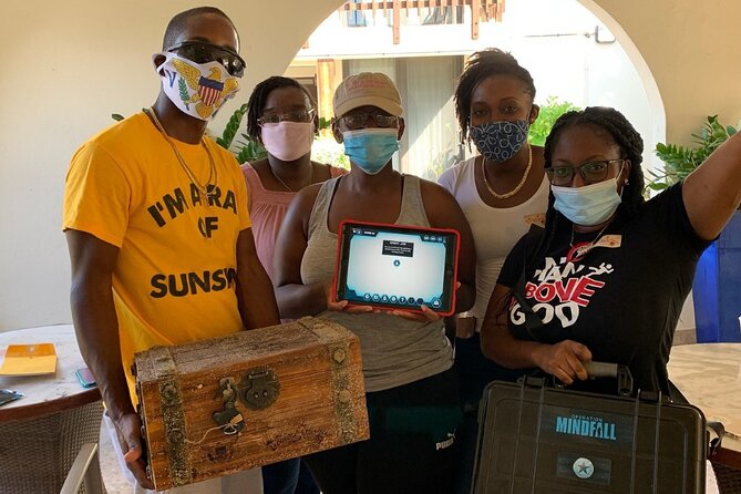 Augmented Reality Secret Agent Treasure Hunt in St Thomas - Virus-Stopping Vaccine Discovery