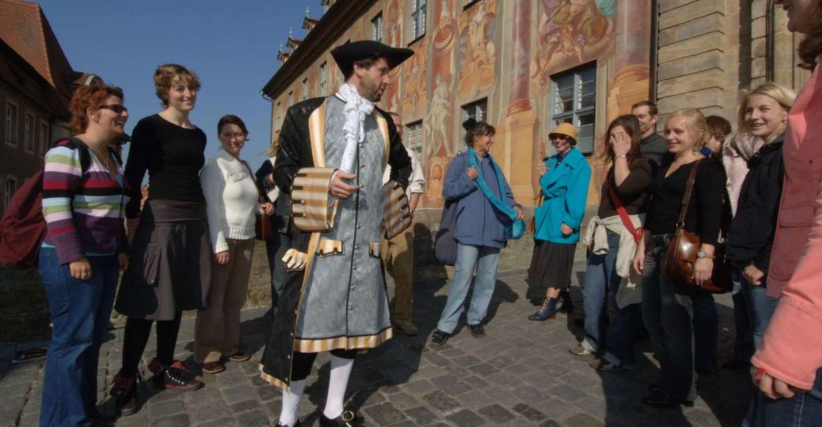 Bamberg: 1-Hour Theatrical Humor Tour With Costumed Guide - Costumed Guides Fictional Character