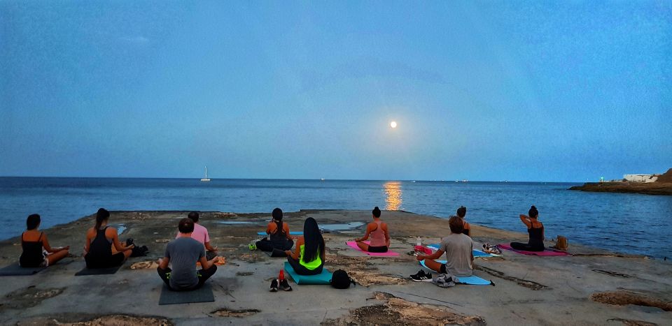 Beach Yoga Class and Swimming - Sliema - Connection With Nature