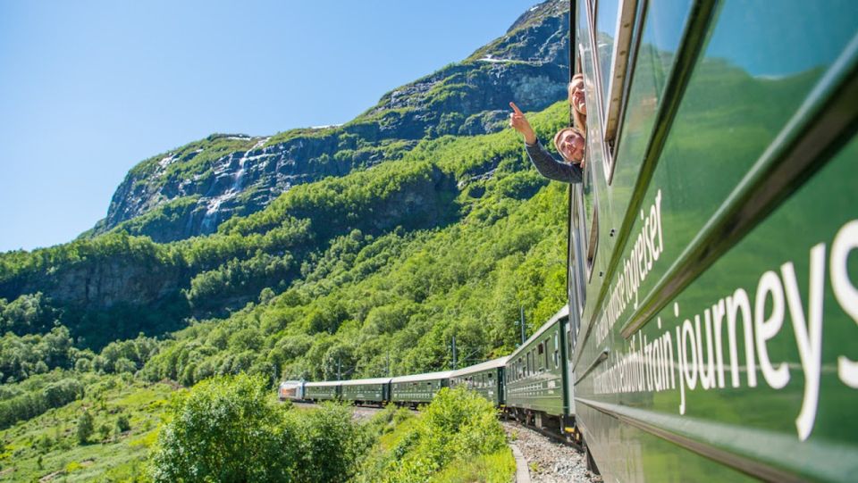 Bergen: RIB Sognefjord Safari and Flåm Railway Private Tour - Tvindefossen Waterfall