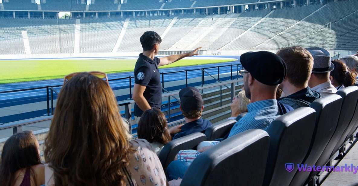 Berlin: Olympic Stadium Guided Tour - Pitch Panorama and Stadium Scale