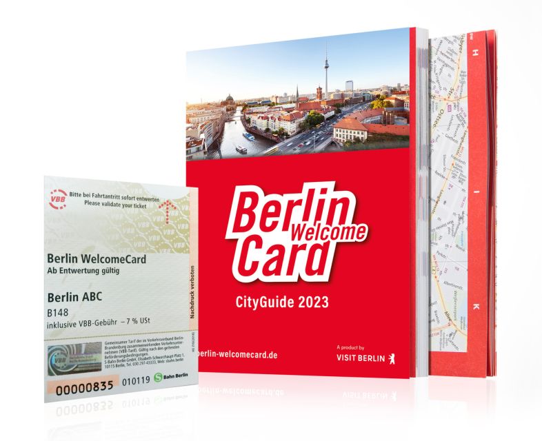 Berlin WelcomeCard: Discounts & Transport Berlin Zones (ABC) - Free Public Transportation