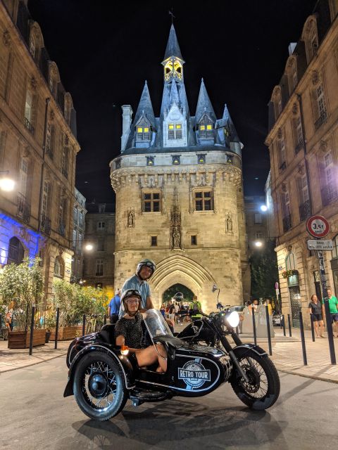 Bordeaux: Nighttime Sidecar Tour With Wine Tasting - Highlights of the Tour