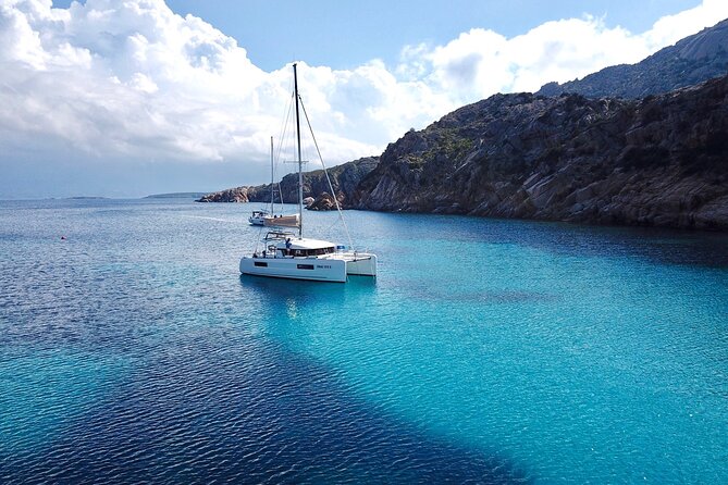 By Catamaran to the La Maddalena Archipelago From Poltu Quatu - Tour Duration and Group Size