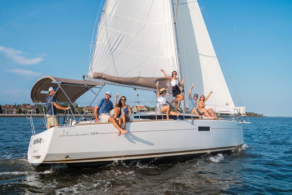 Charleston: Private Daytime or Sunset BYOB Sailing Charter - Captain and Inclusions