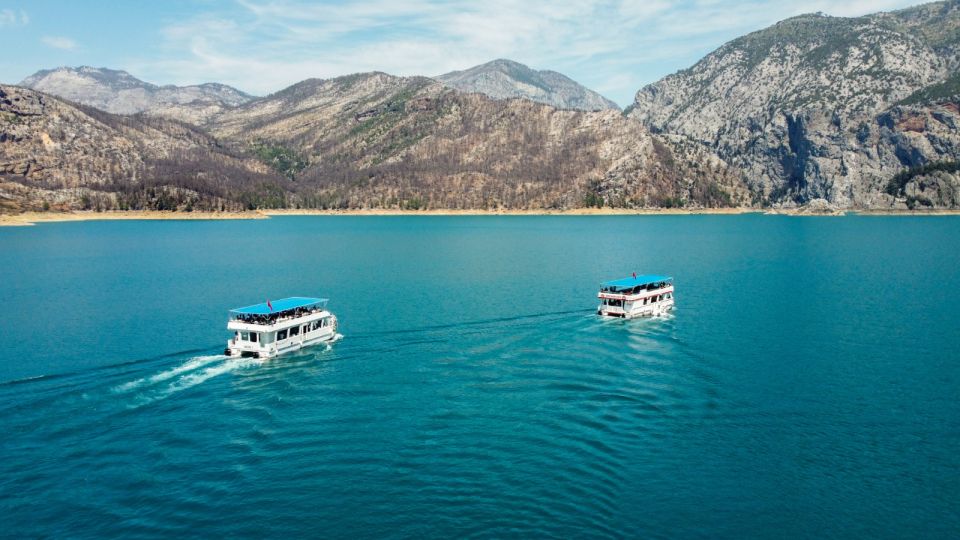 City of Side: Green Lake Boat and Cabrio Bus Tour - Ancient Side by Bus