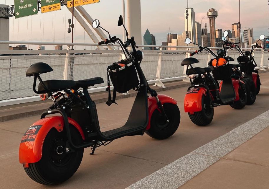 Dallas: Sunset Fat Tire E-Scooter Guided Tour - Itinerary Highlights