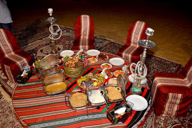 Desert Safari Dubai Red Dunes Safari With Live BBQ Buffet Dinner - Included Amenities and Services