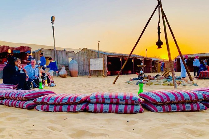 Desert Safari With BBQ Dinner, Quad Bike & Camel Ride From Dubai - Desert Camp Highlights