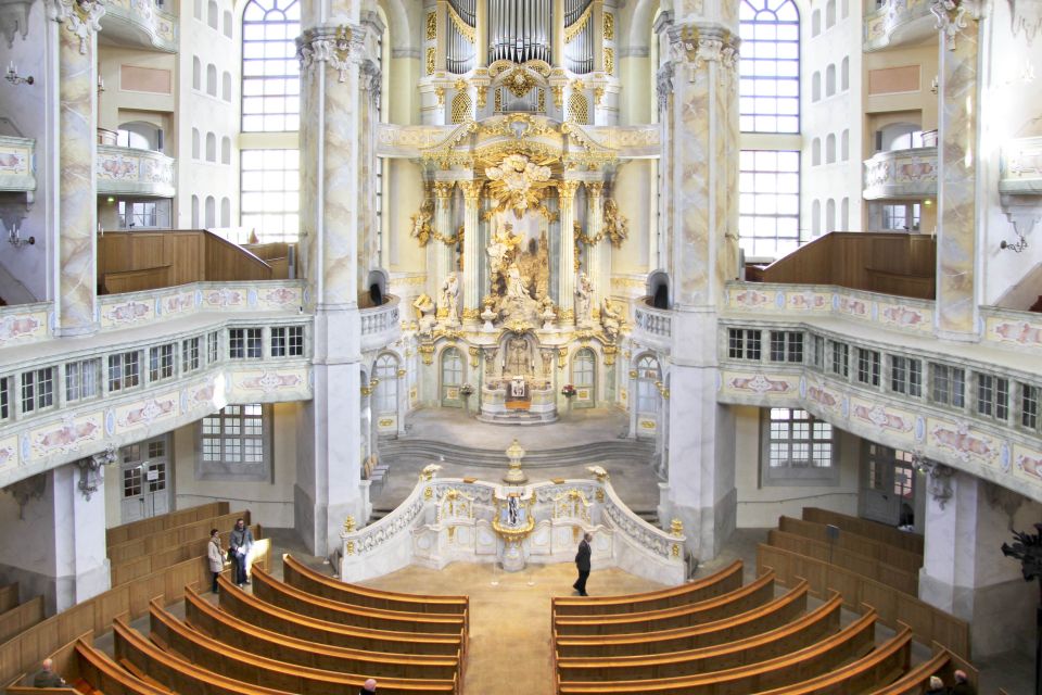 Dresden: Walking City Tour With Organ Music at Frauenkirche - History and Development of Dresden