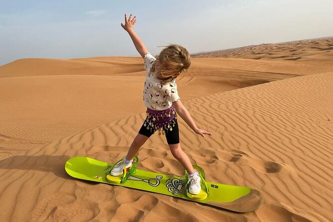 Dubai: Desert Safari 4x4 Dune With Camel Riding and Sandboarding - Additional Information