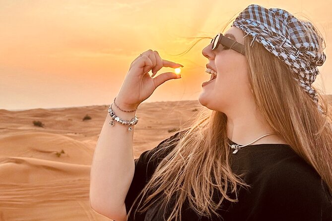 Dubai Desert Safari, Dune Bashing, CamelRide, Sand-boarding - Group Size and Accessibility