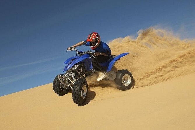 Dubai Desert Safari: Quad Bike, Camel Ride and BBQ Dinner - Thrilling Dune Bashing Safari