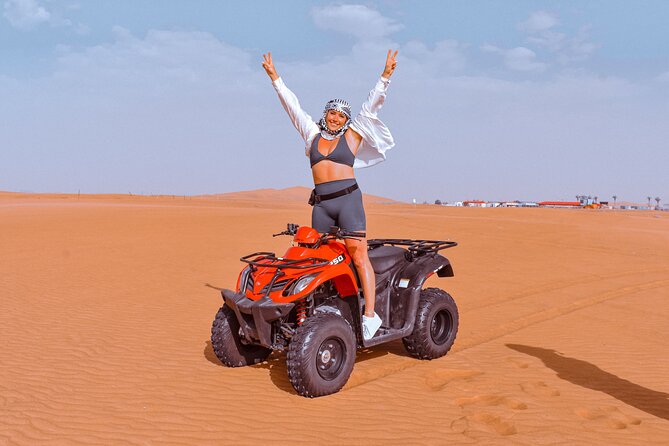 Dubai Desert Safari & Quad Bike Sand Board Camel Ride BBQ Dinner - Transportation Details