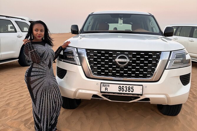 Dubai Desert Safari With Camel Ride Sand Board & BBQ Dinner - Exciting Sand Boarding Adventure