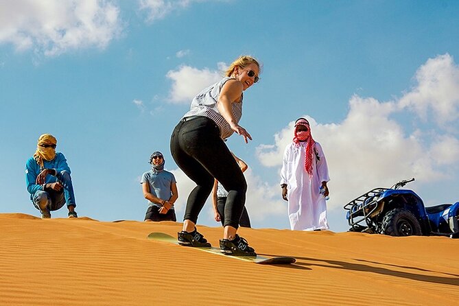 Dubai Red Sand Desert Safari, 60mins ATV, Camel Ride, Shows, BBQ - Dining Options