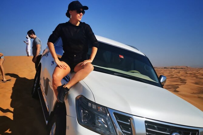 Dubai: Unique MORNING 4WD Red Dunes Safari Incl. 30MIN Quad Bike - Gliding Down Desert Slopes