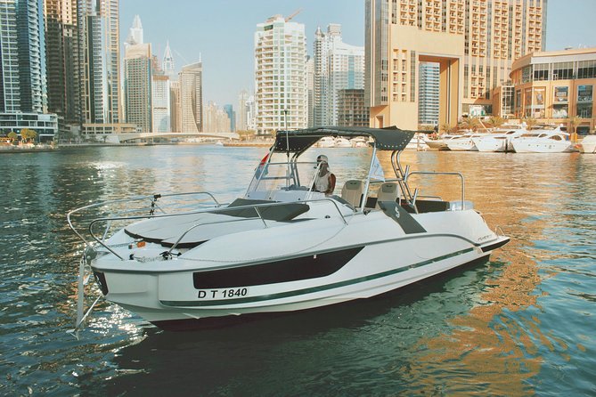 Dubai Yacht Sea Escape Cruise, Swim, Tan & Sightsee! - Stereo System and Refreshments