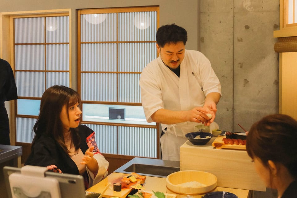 【Grand Opening!】Sushi Making Class Near Tokyo Tower - Class Structure