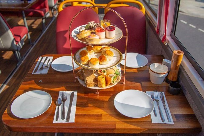 English Afternoon Tea Bus & Panoramic Tour of London- Lower Deck - Afternoon Tea Experience