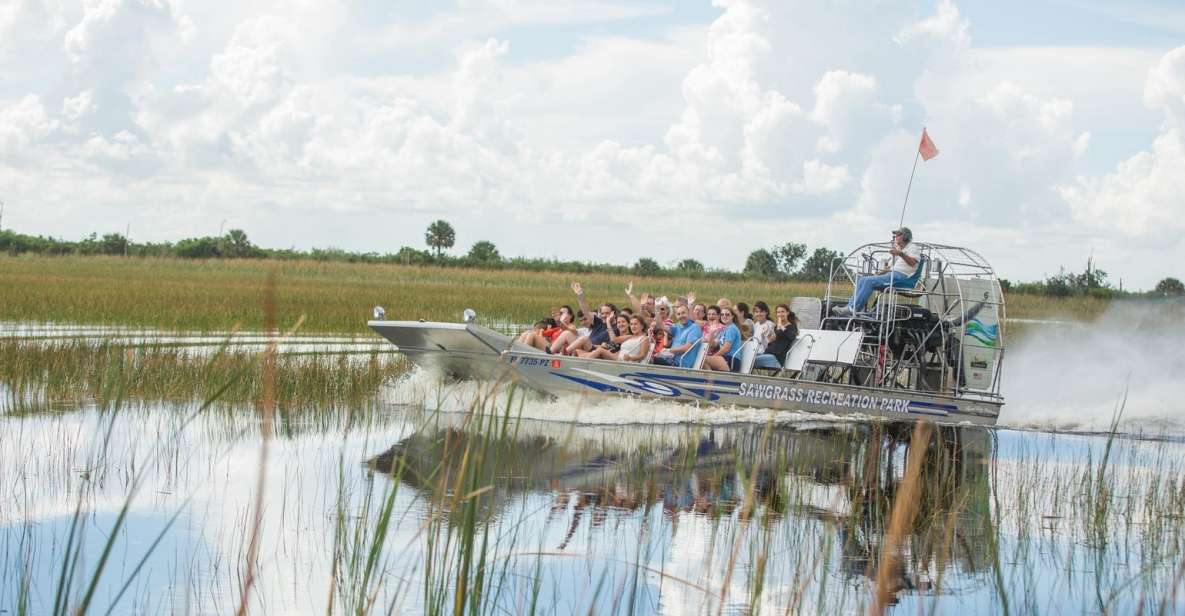 Everglades: Sawgrass Park Airboat Adventure Package - Booking and Cancellation