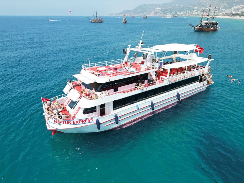 From Alanya: Boat Tour With Unlimited Soft Drinks and Lunch - Boat Tour Itinerary