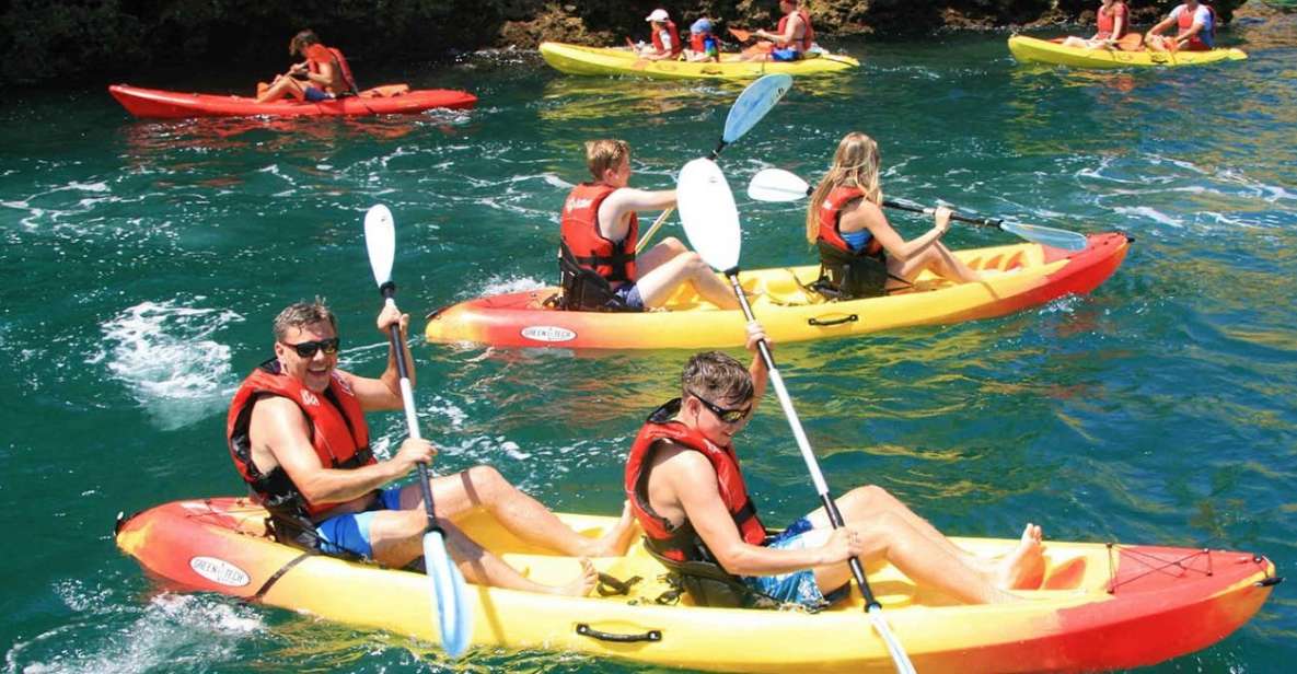 From Benagil: Kayak Rental - Equipment and Safety