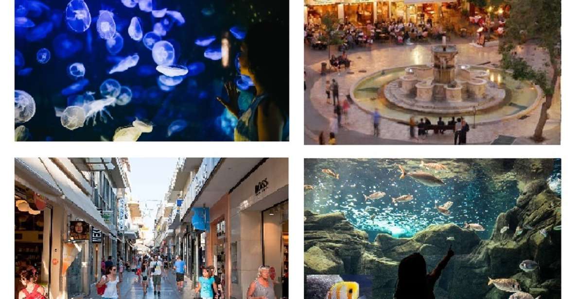 From Chania: CretAquarium, Heraklion City Tour - Detailed Itinerary