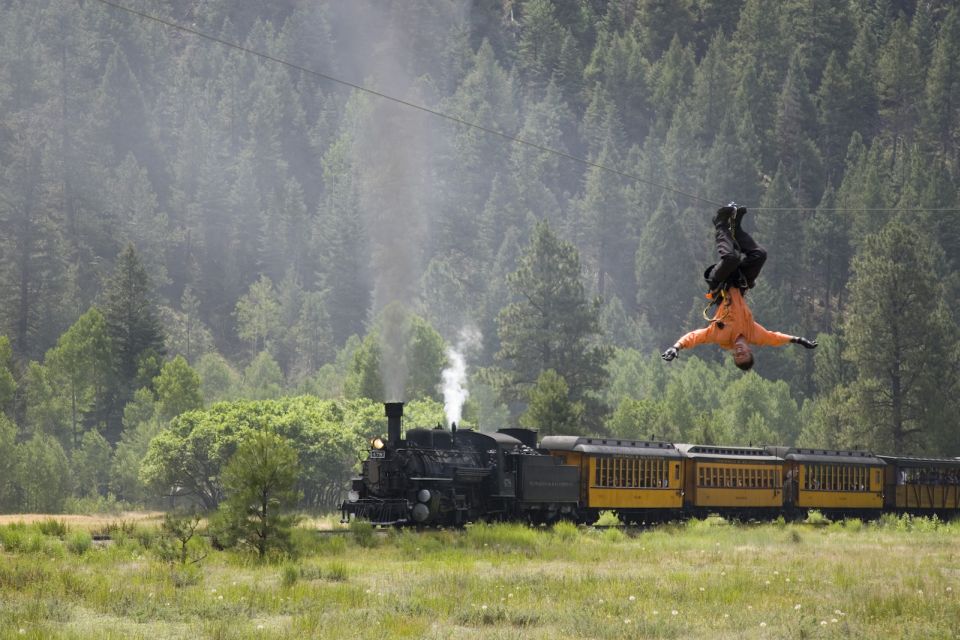 From Durango: Narrow Gauge Railroad & Ziplining With Dining - Railroad Journey