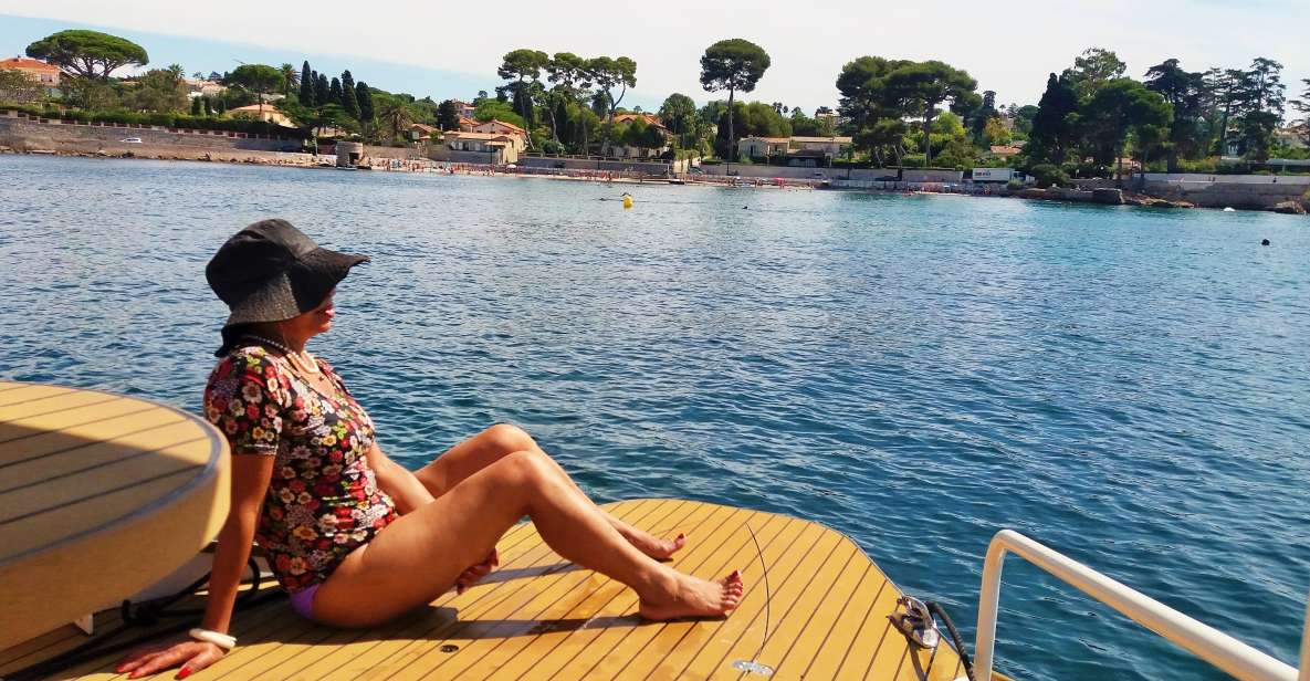 From Juan Les Pins: Private French Riviera Solar Boat Cruise - Sights Along the Coastline