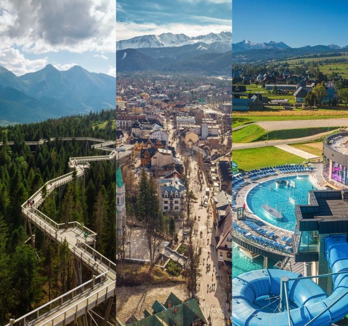 From Krakow: Slovakia Treetop Walk, Zakopane & Thermal Baths - Inclusions and Exclusions