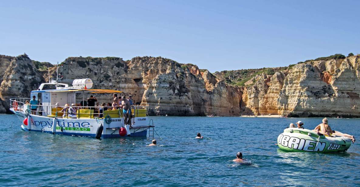 From Lagos: 2.5-Hour Guided Coastal Boat Tour & Grotto Visit - Onboard Experience